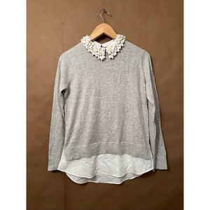 Ted Baker Nansea Floral Collar Mockable Sweater